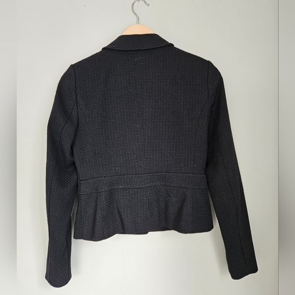 Black jacket coat Chanel style by Jacob size small - Picture 3 of 7